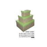 Sell Faux Crocodile & Coconut Storage Boxes thumbnail-1
