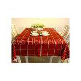 Printed Square Waterproof Restaurant Table Cloth For Wedding , Party , Hotel