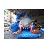 UL blower 1000D Durable Shark Commercial Inflatable Slide for hire