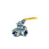Screw Thread Three-way Ball Valve thumbnail-1
