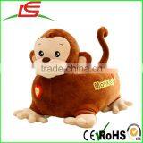 Custom Wholesale Funny Cartoon Super Soft Plush Animal Sofa Chair for Kids thumbnail-1