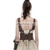 Gothic Style Underbust Brown Softbone Corsage Punk Rave Y-659 thumbnail-4