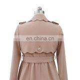 Young Women Spring Autumn Sweet Trench Coat With Belt thumbnail-6