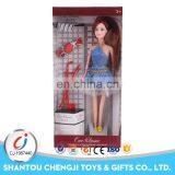 Hot Sell High Quality 11 Inch Fashion Princess Custom Made Dolls With Blue Skirt