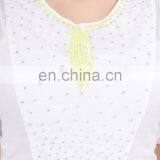 Indian Handmade Beaded Cotton White Tunic Hippe Women Dress Sexy Formal Tunic Manufacturer thumbnail-5