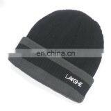 Custom Outdoor Warm Sports Beanie Knitted Cuff Beanie for Man