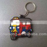 2d Car Logo Customized Plastic Key Chains,soft Pvc Keychain,rubber Keyrings