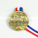 Free Ribbon With 3D Embossed Surface Metal Medal thumbnail-3
