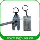 Custom Logo Printed Promotional PVC LED Keychain