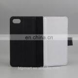 PU Leather Clamshell Wallet Card Slot Sublimation Blank Leather Phone Case for IPhone 7 thumbnail-4