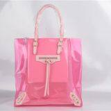 Korean Style Ladies Green Clear Jelly Bag Cross Body HandbagJL73499# thumbnail-1