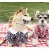 Dog Plaid Shirt Pet Clothes Summer Thin Dog Clothing Pomeranian Corgi Schnauzer Pet Clothing thumbnail-2