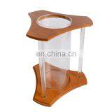 Creative Bamboo and Wood Ecological Fish Tank Desktop Mini Aquariums Wholesale thumbnail-5