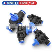SA HVFF Air Fittings Pneumatic Parts Connector Quick Push For Hose Tube Fitting Speed Plastic Switch 4mm 6mm 8mm 10mm 12mm thumbnail-3