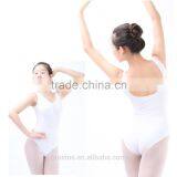 2114 Wholesale White Leotards, Cotton Spandex Gymnastics Leotards thumbnail-1