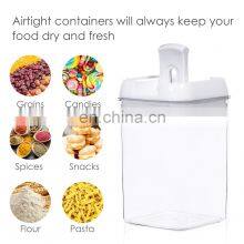 Custom Labels Air Tight Stackable 7pieces Food Storage Boxes Bins Kitchen Airtight Plastic Food Storage Containers Set With Lid thumbnail-5