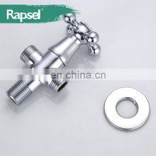 Rapsel 3-way Double Outlet Brass Chrome Plated 90 Degree Angle Valve thumbnail-2