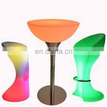 Light up Tall Bar Table Led Light Bar Cocktail Furniture Tables and Chairs Indoor Outdoor Led Bar Tables and Chairs Sofa