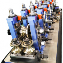 Round Pipe Making Machinery Carbon Steel High Precision ERW Tube Mill Line thumbnail-2