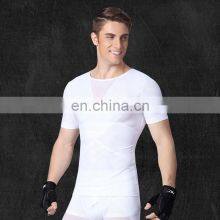 Men Oversized Gym Sports T Shirts Custom Logo Quick Dry Crewneck Running Fitness Tops thumbnail-3