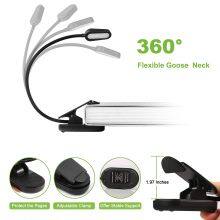 Factory Direct Sales Fast Delivery Rechargeable Book Reading Light Own Patent Led Book Light Clip Portable Reading Light thumbnail-2