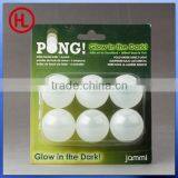 Hot Sale Promotion Glow in Dark Ping Pong/table Tennis Ball Wholesale thumbnail-2