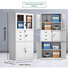 High-Quality Metal File Cabinets With Tempered Glass Doors for Offices, Legal Firms, and Healthcare Facilities-OEM/ODM thumbnail-3