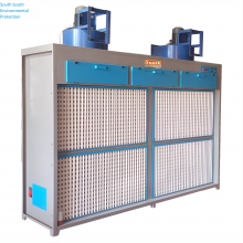 Dual-station V-type Dry Paint Spraying Cabinet, Explosion-proof Paint Mist Collection and Treatment Equipment, Customized Painting Dust Purification Cabinet thumbnail-5