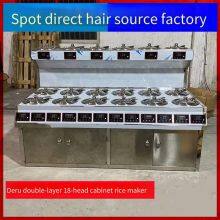 8-head, 12-head, 18-head Clay Pot Rice Stoves, Crispy Rice Clay Pot Rice Machines, Clay Pot Rice Machines for Tea Restaurants, Deru Kitchenware Factory thumbnail-3