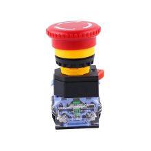 Industrial Grade LAY38-11ZS Emergency Stop Switch Plastic Housing 250V AC thumbnail-1