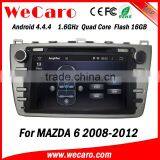 Wecaro in Dash 2 Din Touch Screen Android 4.4.4 Car Gps Navigation Multimedia System for Mazda 6 Car Radio cd Mp3 Usb 2008 -2012 thumbnail-2