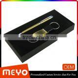 Wholesale Business Key Chain and Metal Ballpoint Pen Gift Set Corperation thumbnail-1