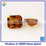 Synthetic Citrine M Orange Color Nano Spinel Octagon Shape Nano Spinel Gem Stone thumbnail-2