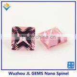 Loose Synthetic Square Pink Nano Spinel Gemstone thumbnail-6