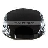 High Quality Manufacturer Custom Black Blank 5 Panel Hats thumbnail-4