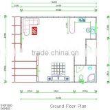 Safety Design Modern Fast Assembly Ready Made Cement Two Storey House Plans thumbnail-3