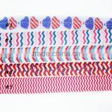 Flag Day Super Soft 5/8 Printed Fold Over Elastic,Elastic For Baby In Stock thumbnail-2