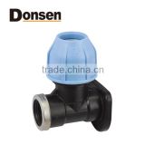 2014 WALL PLATE ELBOW FITTING PP COMPRESSION FITTINGS