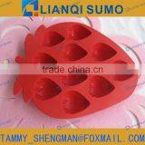 FDA TPR Strawberry Shape Ice Cube Tray Mold and Fruits Ice Tray thumbnail-2