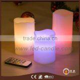 2016 cheap Wholesale wax Color changing candles with 18 keys remote