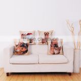 PLUS 45*45cm square throw funny pillows home sofa decorative dog design cushion case custom cushion covers