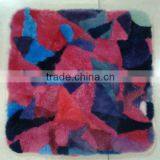 colored fur chair mattress