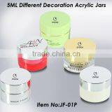 Double Wall Acrylic Plastic Cream Jar 5 Gram Jar