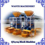 Algerie QT4-24 automatic concrete block making machine best quality