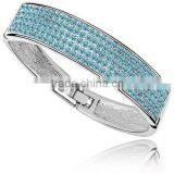 Elegant Women Hand Jewelry Plated Gold Tube Bangle thumbnail-3