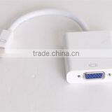 Thunderbolt DP Cable Mini Displayport DP to 15pin VGA Cable AV TV Converter Adapter for Thinkpad x1 Mac thumbnail-2