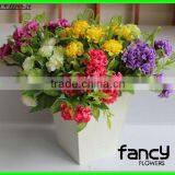 2013 New Arrival 10 Heads Qualitysmall Cheap Silk Artificial Daisy Flower Bushes Making for Wedding&home Decoration