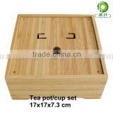 Bamboo Box With Lid Asian Tea Box Travel Tea Set