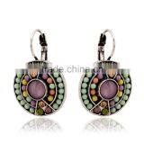 Fashion Earring Jewelry Best Sale Seed Bead Shinney Gemstone Hoop Earring Fashion Jewelry thumbnail-3