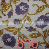 Indian Hand Made Block Print Cotton Fabric Cotton Printed Fabric